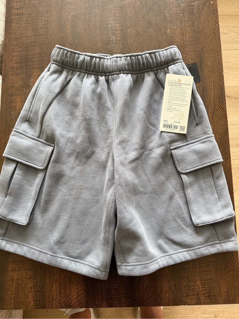 lululemon athletica Gray Cargo Athletic Shorts